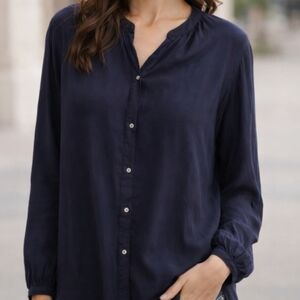 H&M Elegant Navy  Women's Top. Size 2 But Fits S/M.